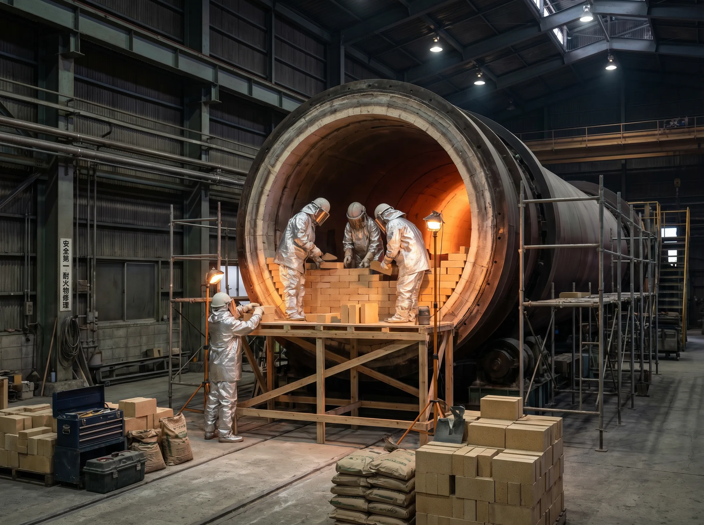 溶解炉補修・耐火工事